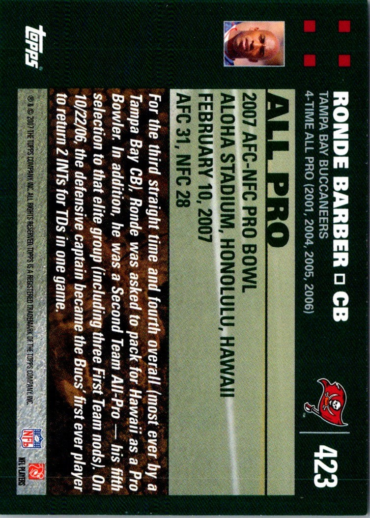 2007 Topps Ronde Barber