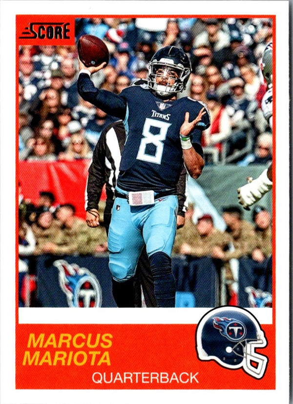 2019 Score Marcus Mariota #72