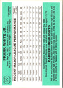 1984 Donruss Frank White
