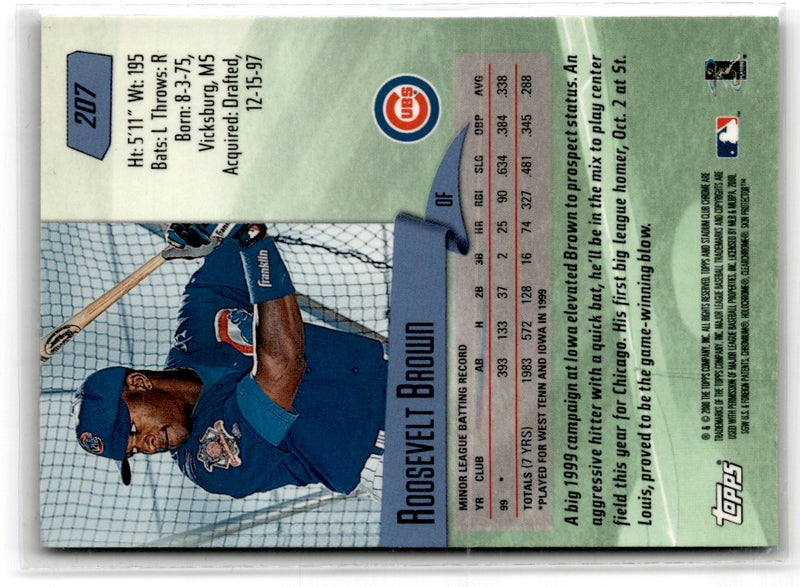 2000 Stadium Club Roosevelt Brown