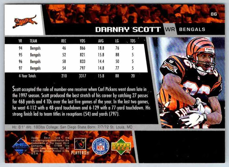 1998 Upper Deck Darnay Scott