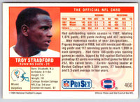 1989 NFL Proset Troy Stradford #466