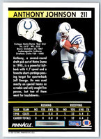 1991 Pinnacle Anthony Johnson #211