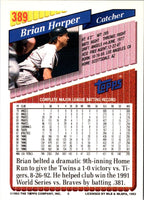 1993 Topps Gold Brian Harper #389