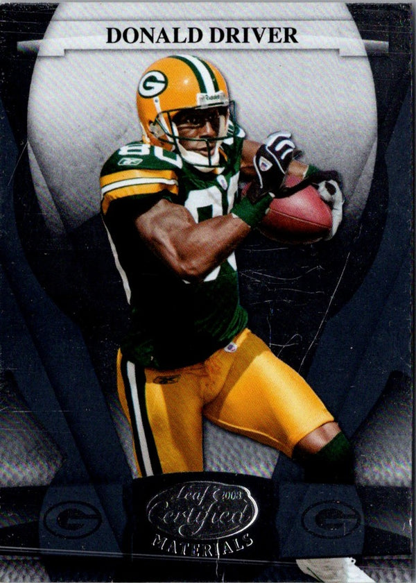 2008 Donruss Threads Donald Driver #48