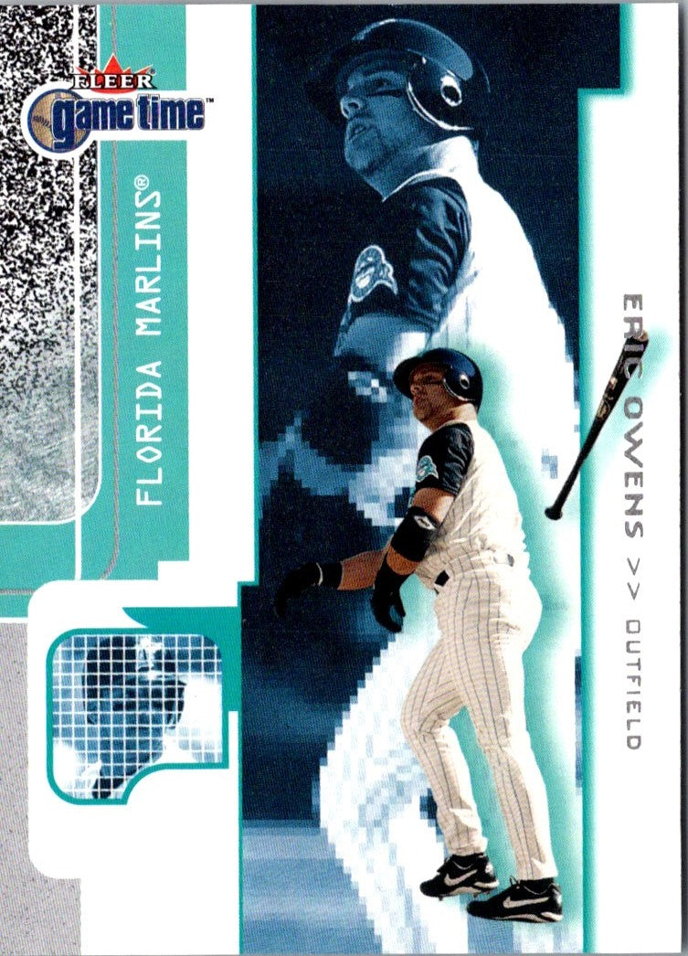 2001 Fleer Game Time Eric Owens