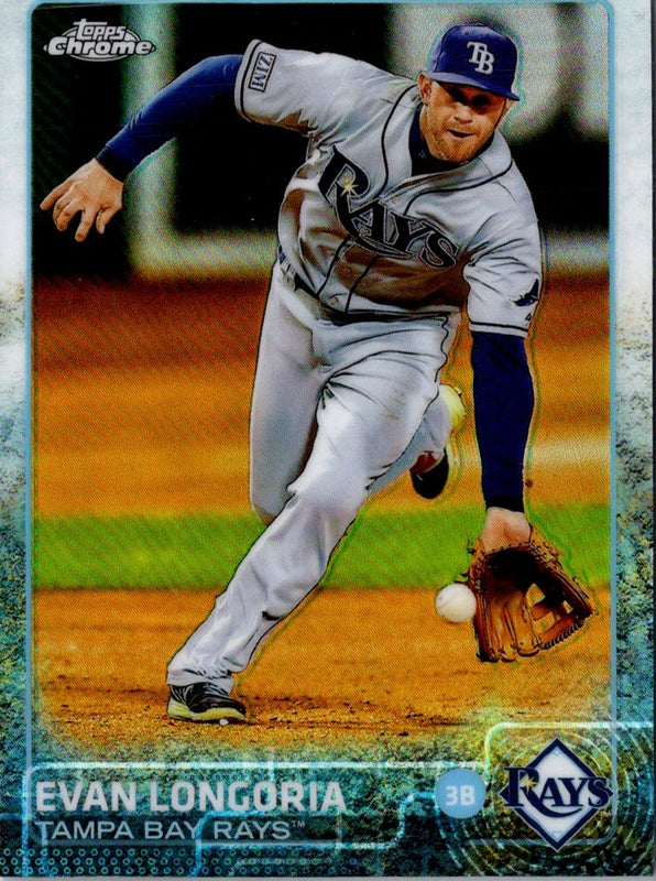 2015 Topps Chrome Evan Longoria #178