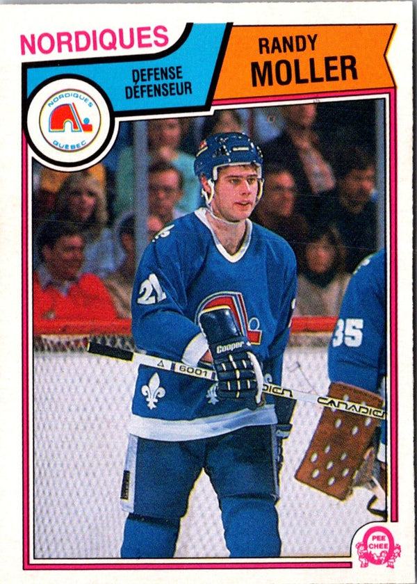 1983 O-Pee-Chee Randy Moller #297 Rookie