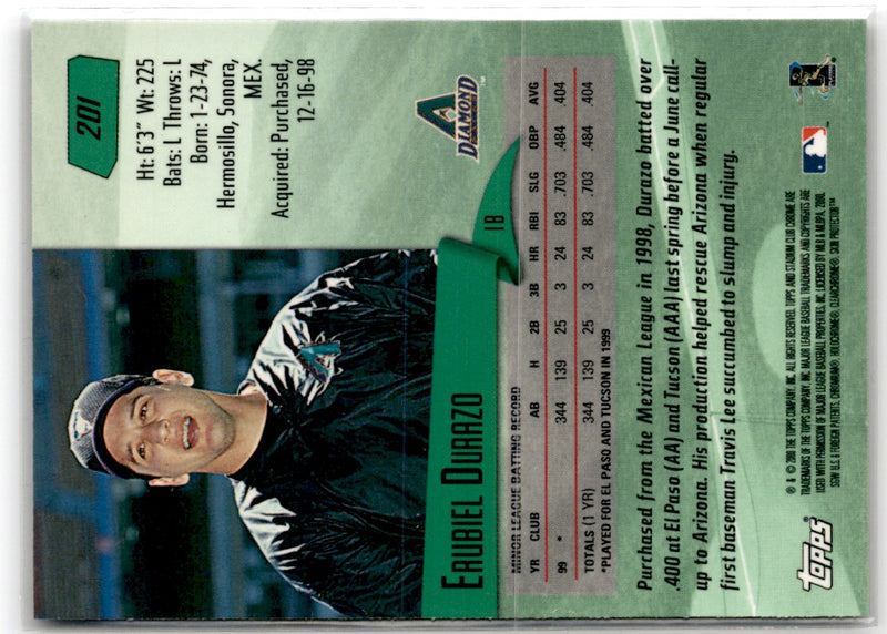 2000 Stadium Club Chrome Erubiel Durazo