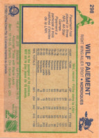 1983 O-Pee-Chee Wilf Paiement #298