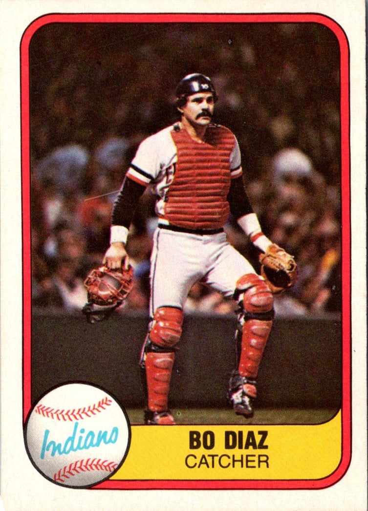 1981 Fleer Bo Diaz