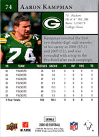 2009 Upper Deck Aaron Kampman #74