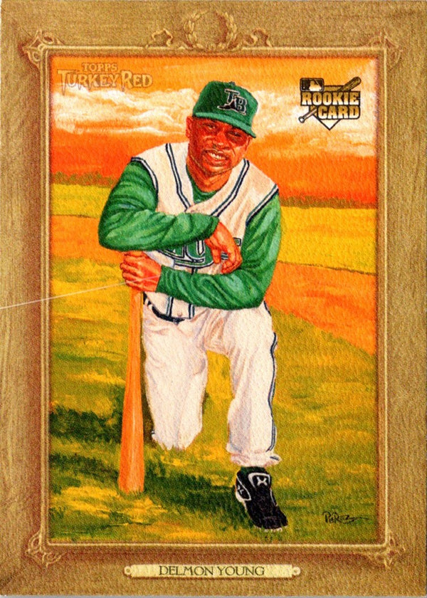 2007 Topps Turkey Red Delmon Young #91 Rookie