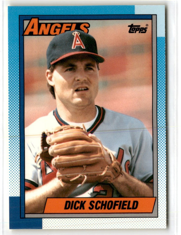 1990 Topps Tiffany Dick Schofield #189