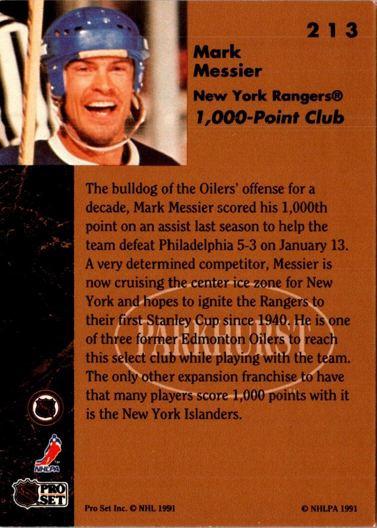 1991 Parkhurst French Mark Messier