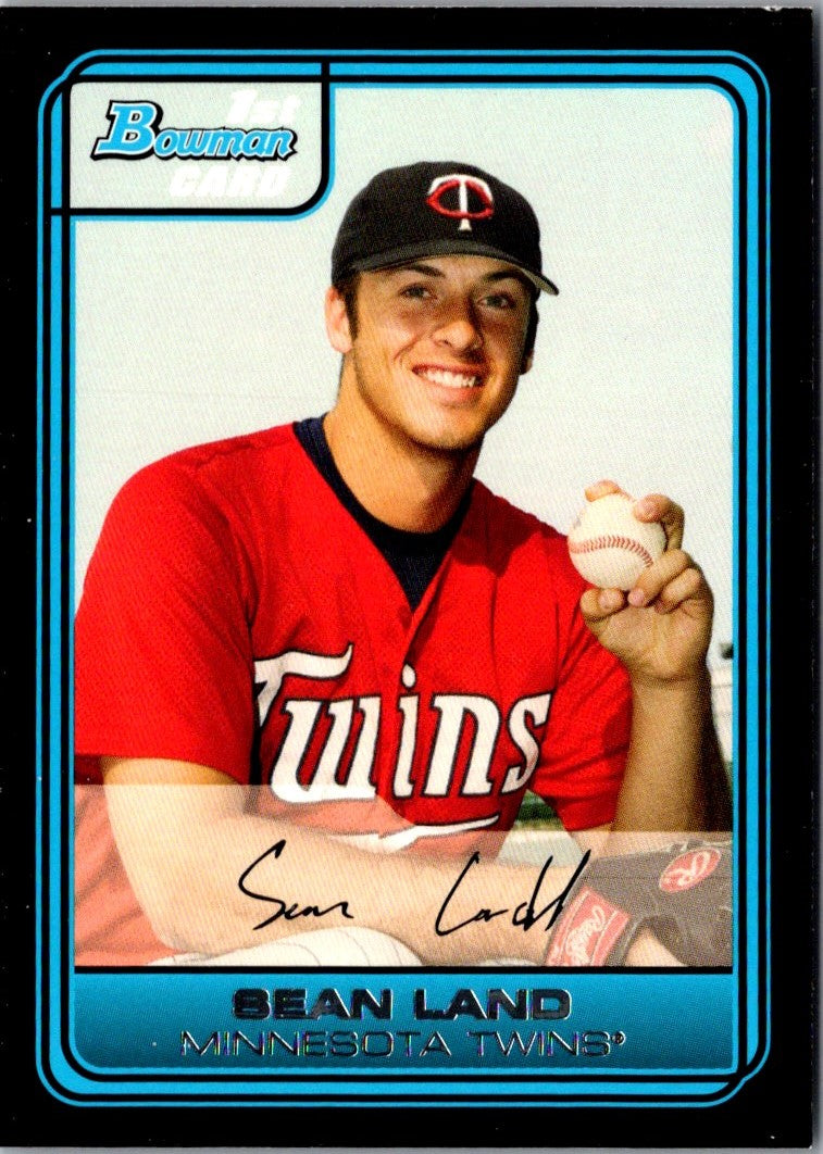 2006 Bowman Chrome Draft Picks & Prospects Sean Land