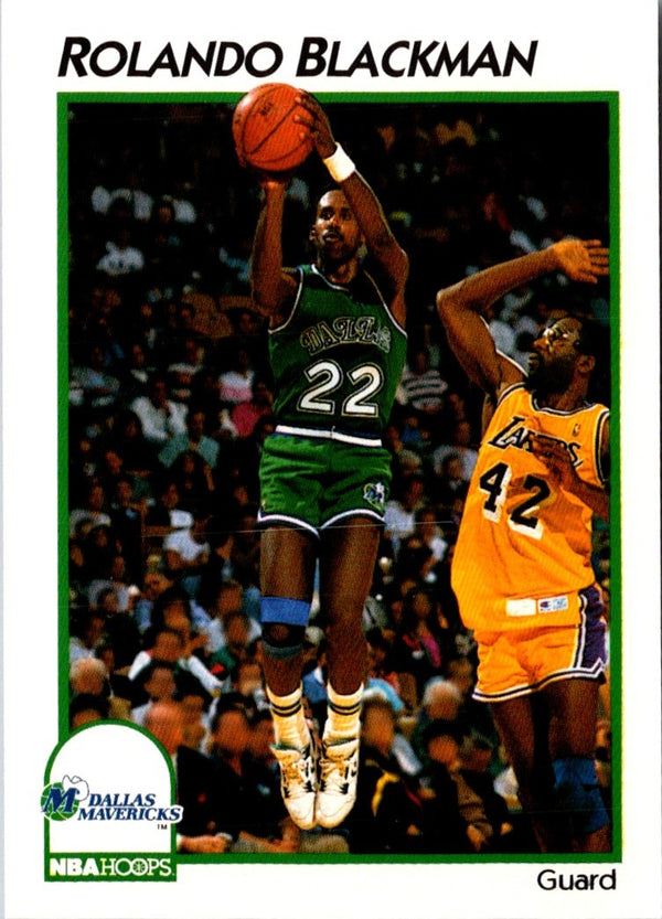 1991 Hoops McDonald's Rolando Blackman #9