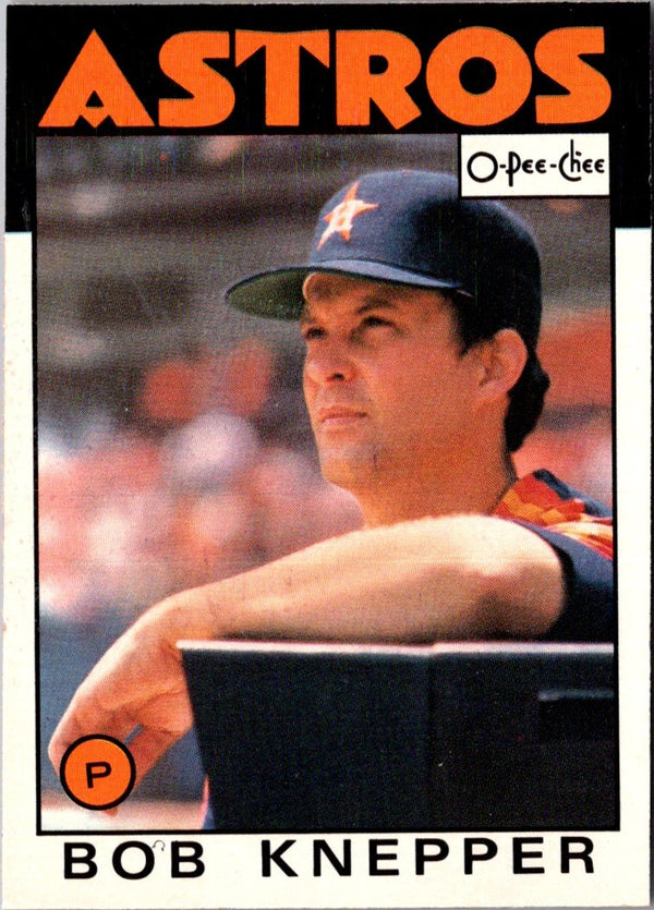 1986 O-Pee-Chee Bob Knepper #231