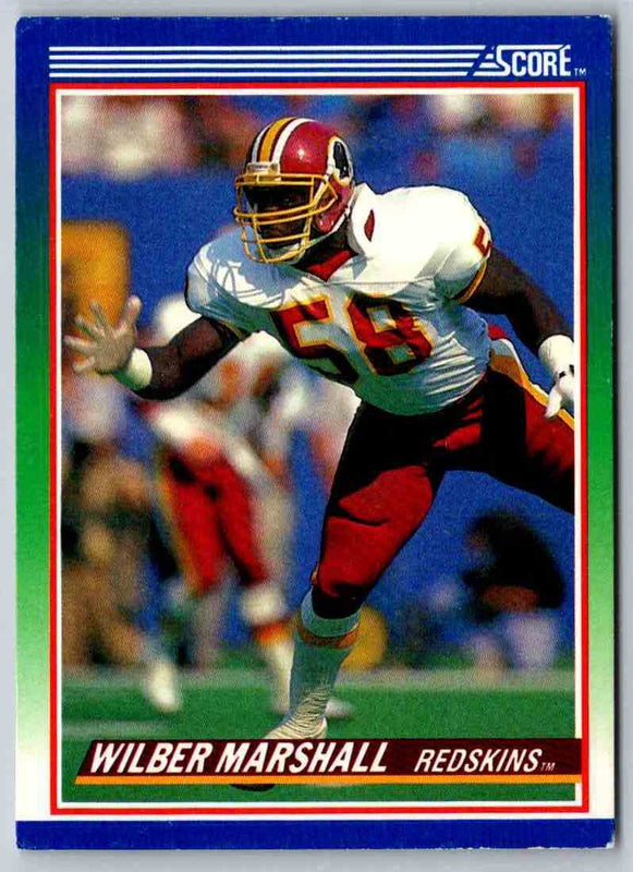 1990 Score Wilber Marshall #71