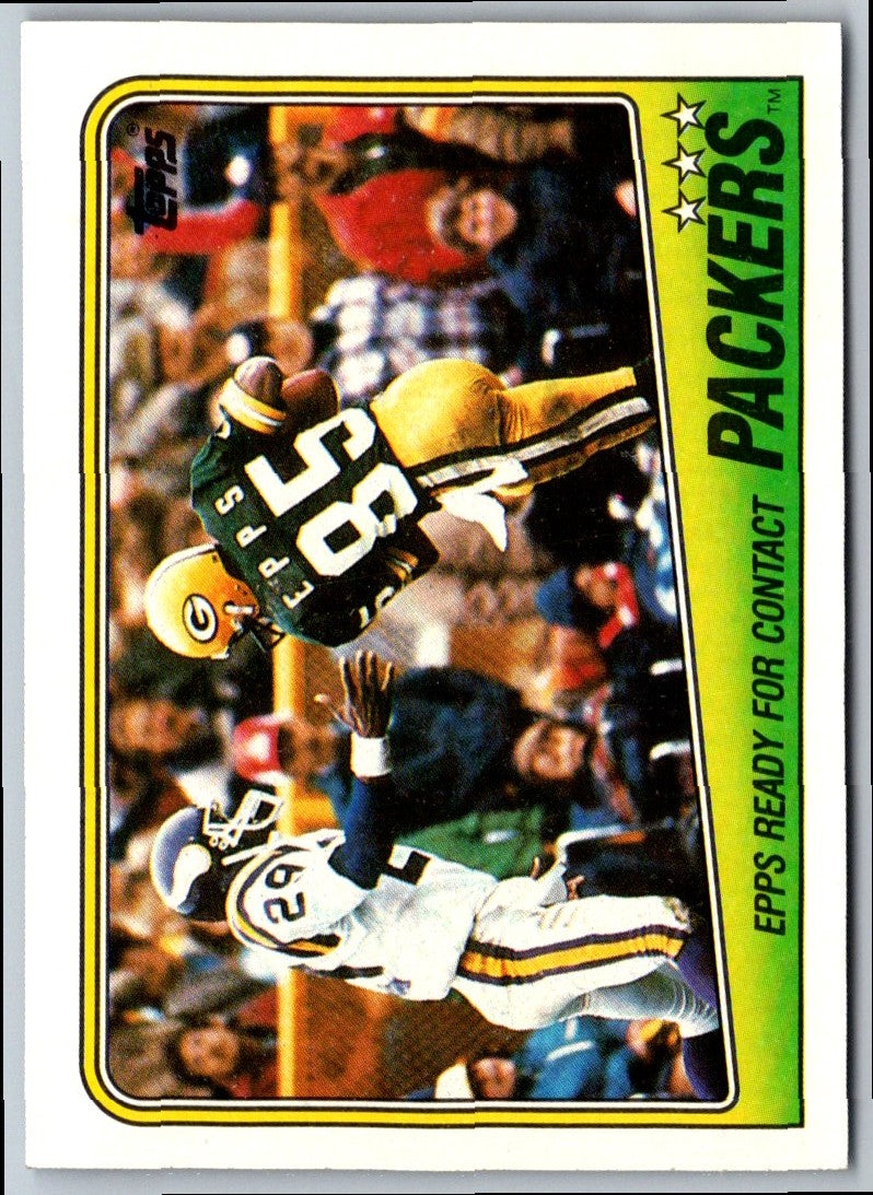 1988 Topps Packers Team Leaders - Phillip Epps