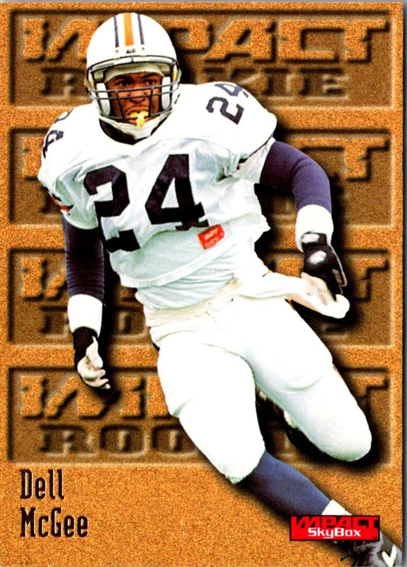 1996 SkyBox Impact Dell McGee #179 Rookie