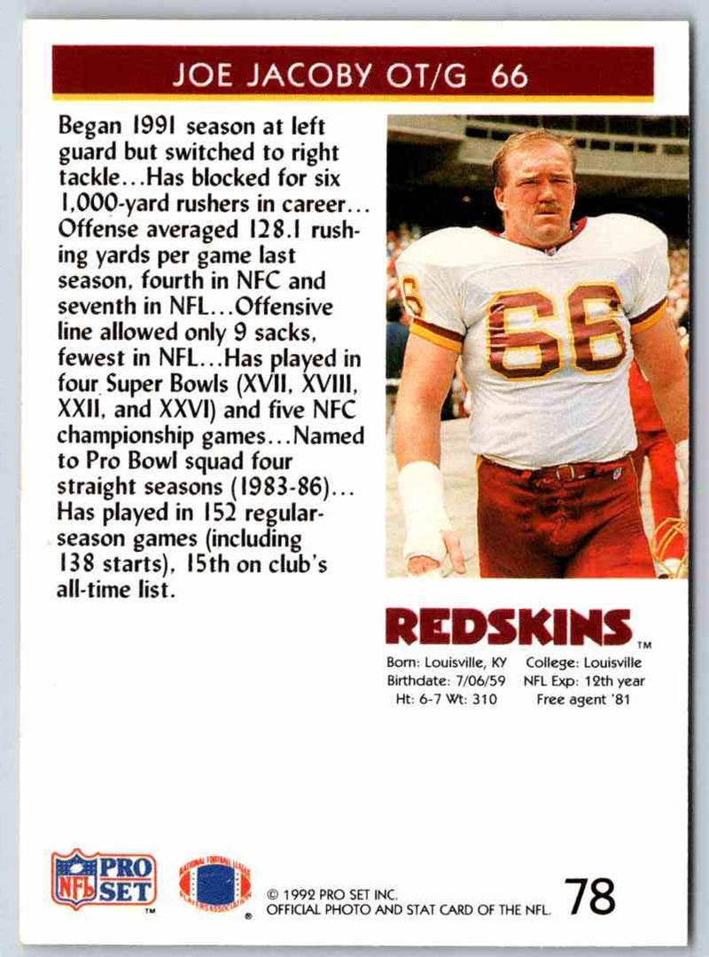 1992 Proset Joe Jacoby