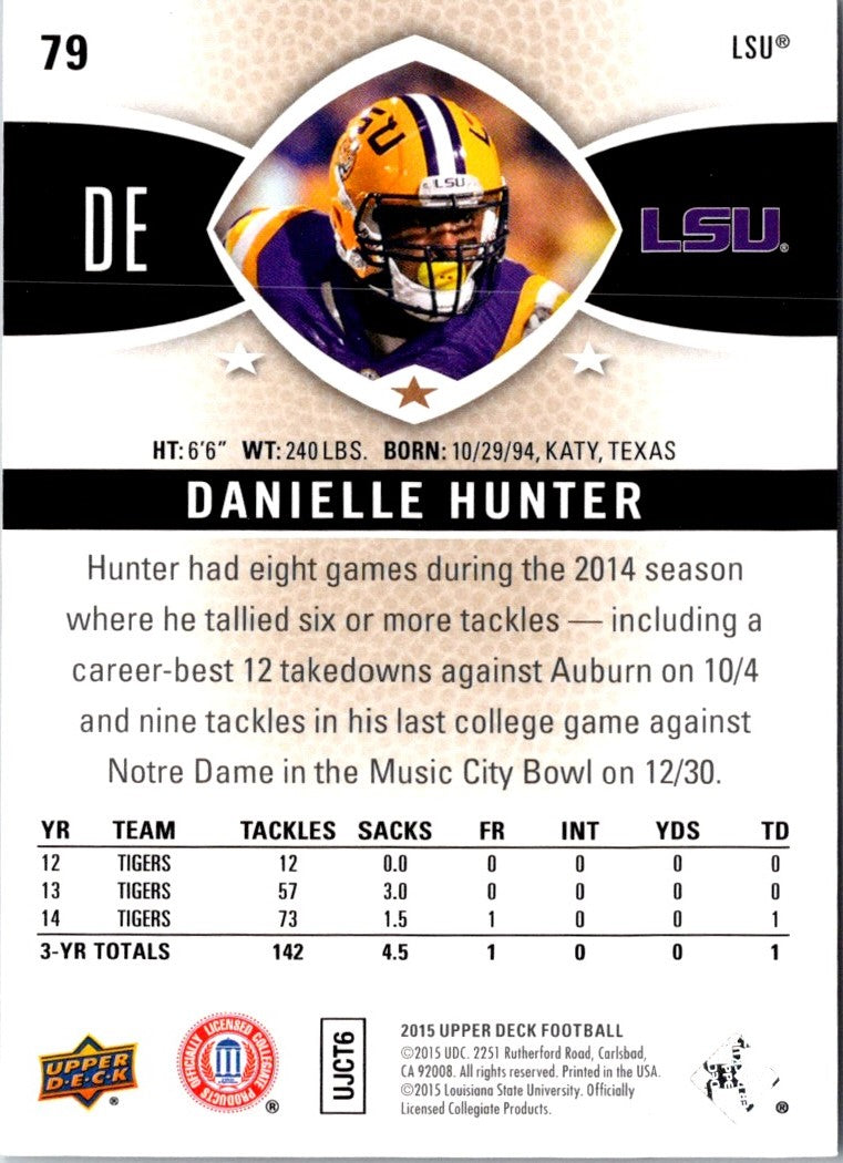 2015 Upper Deck Danielle Hunter