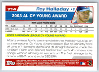 2004 Topps Roy Halladay #714