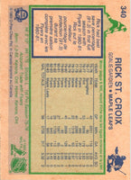 1983 O-Pee-Chee Rick St. Croix #340