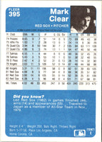 1984 Fleer Mark Clear #395