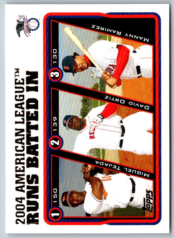 2003 Topps Alex Rodriguez/Magglio Ordonez/Miguel Tejada #340