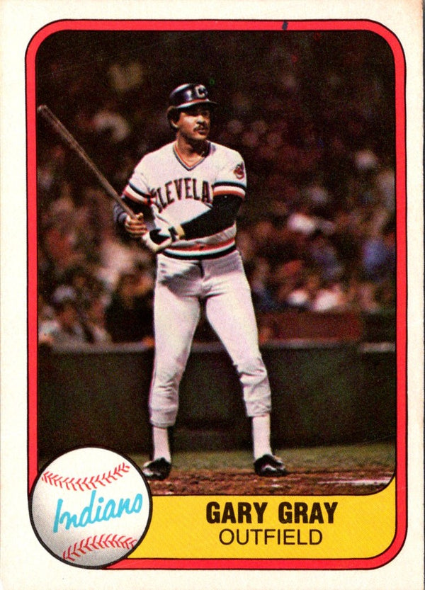 1981 Fleer Gary Gray #402 Rookie