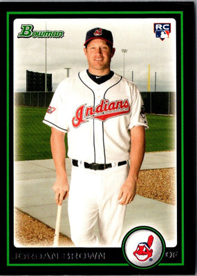 2010 Bowman Draft Picks & Prospects Jordan Brown #BDP72 Rookie