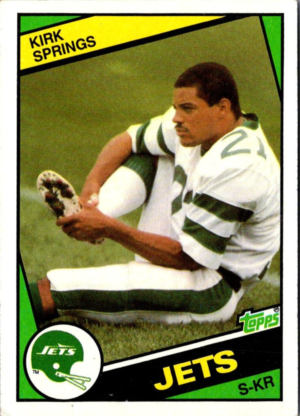 1984 Topps Kirk Springs #157 Rookie