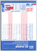 1987 Fleer Ed Olwine