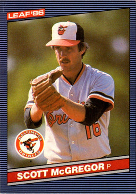 1986 Leaf Scott McGregor #165