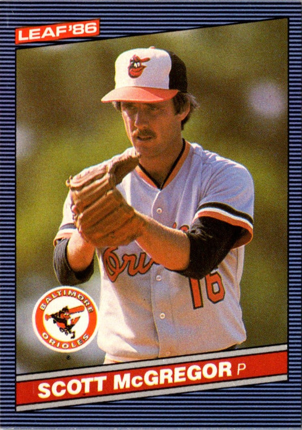 1986 Leaf Scott McGregor #165
