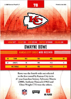 2008 Playoff Absolute Memorabilia Dwayne Bowe #78