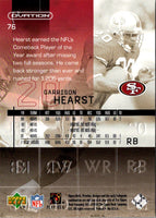 2002 Upper Deck Ovation Garrison Hearst #76