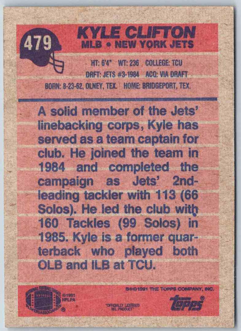 1990 Topps Kyle Clifton