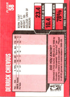1989 Fleer Derrick Chievous #58 Rookie