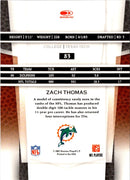 2007 Leaf Certified Materials Zach Thomas