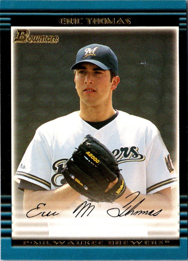 2002 Bowman Draft Picks & Prospects Eric Thomas #BDP61 Rookie