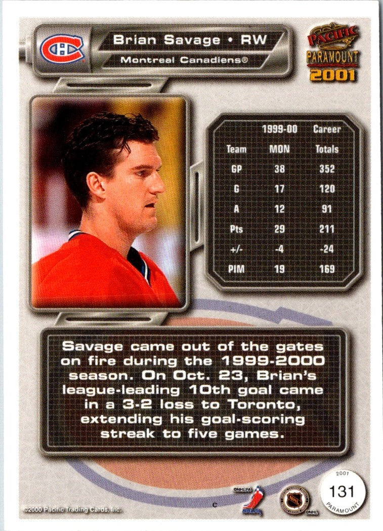 2000 Pacific Paramount Brian Savage