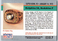 1990 Pro Set Super Bowl Collectibles Super Bowl V #7
