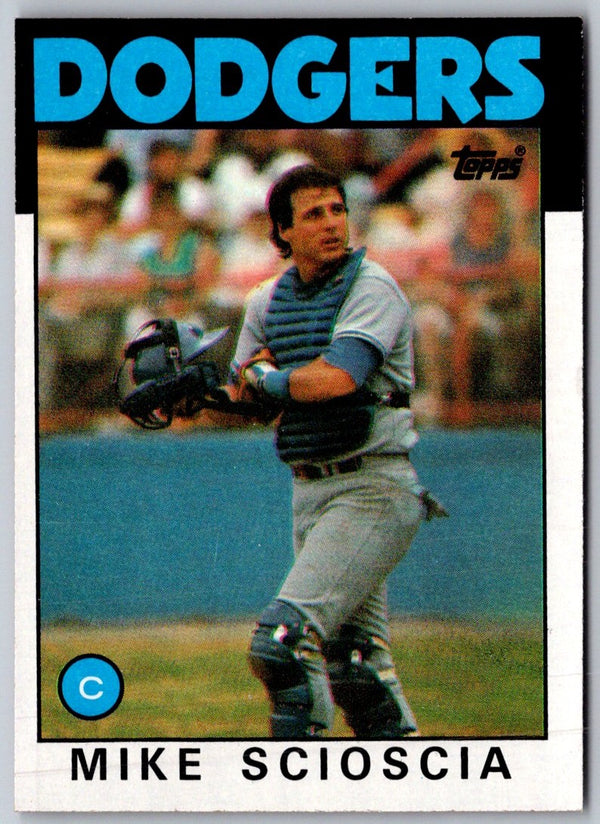 1986 Topps Mike Scioscia #468