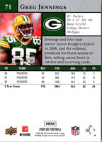 2009 Upper Deck Greg Jennings #71