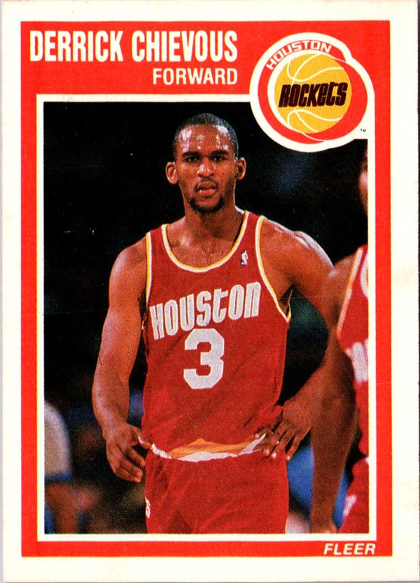 1989 Fleer Derrick Chievous #58 Rookie