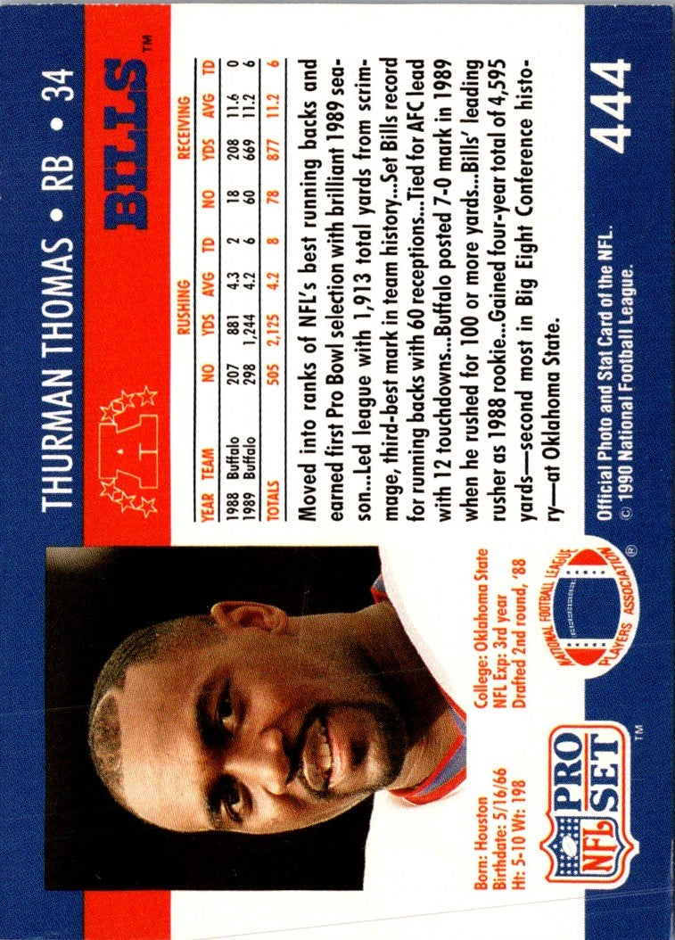 1990 Pro Set Thurman Thomas