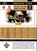 2011 Score Jonathan Vilma